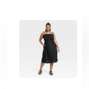 Universal Thread Black Midi Sundress